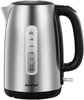 Stainless Steel Electric Kettle, 1.7 Liter Tea Kettle Electric & Hot Water Kettle, 1500W Fast Boil with LED Light, Auto Shut-Off and Boil-Dry Protection