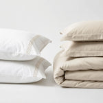5-Piece Embroidered Egyptian Cotton 1000 Thread Count Duvet Cover Bundle