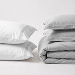 5-Piece Embroidered Egyptian Cotton 1000 Thread Count Duvet Cover Bundle