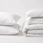 5-Piece Embroidered Egyptian Cotton 1000 Thread Count Duvet Cover Bundle