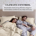 1000 Thread Count Egyptian Cotton Sheets, Embroidered & Deep Pocket Fit