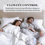 1000 Thread Count Egyptian Cotton Sheets, Embroidered & Deep Pocket Fit