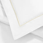 1000 Thread Count Egyptian Cotton Duvet Cover Set, Marrow Stitch Embroidery