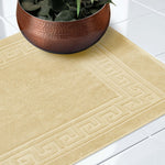 Egyptian Cotton Bath Mat Set of 2 Greek Key Infinity Border