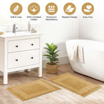 Egyptian Cotton Bath Mat Set of 2 Greek Key Infinity Border