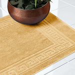 Egyptian Cotton Bath Mat Set of 2 Greek Key Infinity Border