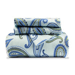 100% Cotton Flannel Paisley Luxury Duvet Cover Set