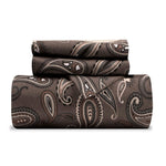 100% Cotton Flannel Paisley Luxury Duvet Cover Set