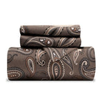 100% Cotton Flannel Paisley Luxury Duvet Cover Set