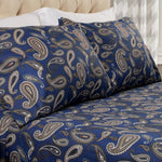 Superior Luxury 100% Cotton Flannel Vintage Paisley Pillowcase Set