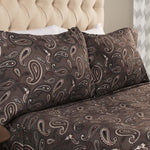 Superior Luxury 100% Cotton Flannel Vintage Paisley Pillowcase Set