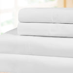 300 Thread Count 100% Cotton Percale Sheet Set Deep Pocket