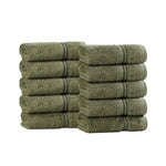 Egyptian Cotton Heritage Face Towel Set of 10