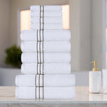 Turkish Cotton Hotel Collection Solid Towel Set Collection