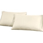 Superior 1200 Thread Count Cotton Blend 2 Piece Solid Pillowcase Set