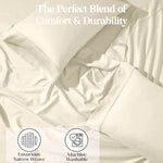 Superior 1200 Thread Count Cotton Blend 2 Piece Solid Pillowcase Set