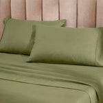Superior 1200 Thread Count Cotton Blend 2 Piece Solid Pillowcase Set