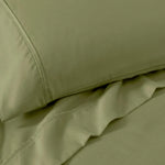 Superior 1200 Thread Count Cotton Blend 2 Piece Solid Pillowcase Set