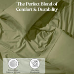 Superior 1200 Thread Count Cotton Blend 2 Piece Solid Pillowcase Set
