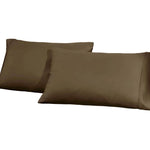 Superior 1200 Thread Count Cotton Blend 2 Piece Solid Pillowcase Set