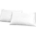 Superior 1200 Thread Count Cotton Blend 2 Piece Solid Pillowcase Set