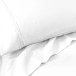 Superior 1200 Thread Count Cotton Blend 2 Piece Solid Pillowcase Set
