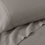 Superior 1200 Thread Count Cotton Blend 2 Piece Solid Pillowcase Set