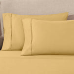 100% Egyptian Cotton 1200 Thread Count Solid Pillowcase Set