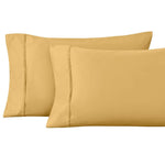 100% Egyptian Cotton 1200 Thread Count Solid Pillowcase Set