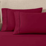 100% Egyptian Cotton 1200 Thread Count Solid Pillowcase Set