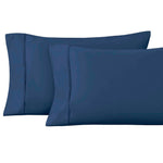 100% Egyptian Cotton 1200 Thread Count Solid Pillowcase Set