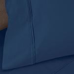 100% Egyptian Cotton 1200 Thread Count Solid Pillowcase Set