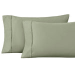 100% Egyptian Cotton 1200 Thread Count Solid Pillowcase Set