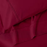 100% Egyptian Cotton 1200 Thread Count Solid Pillowcase Set