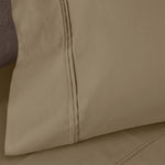 100% Egyptian Cotton 1200 Thread Count Solid Pillowcase Set