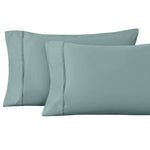 100% Egyptian Cotton 1200 Thread Count Solid Pillowcase Set