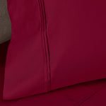 100% Egyptian Cotton 1200 Thread Count Solid Pillowcase Set