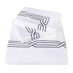 1200 Thread Count Egyptian Cotton Embroidered Duvet Cover