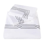 1200 Thread Count Egyptian Cotton Embroidered Duvet Cover