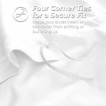 1200 Thread Count Egyptian Cotton Solid Duvet Cover