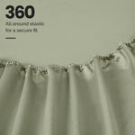 1200 Thread Count Egyptian Cotton Sateen Sheet Set