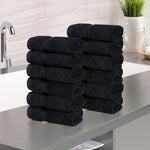 12 Piece Face Towel Set Zero Twist Cotton Soft Absorbent