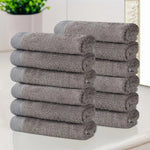 Superior Rayon from Bamboo Eco-Friendly Face Towel Washcloth Set of 12