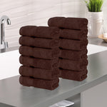 12 Piece Face Towel Set Zero Twist Cotton Soft Absorbent
