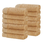 Superior Rayon from Bamboo Eco-Friendly Face Towel Washcloth Set of 12