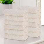 Superior Rayon from Bamboo Eco-Friendly Face Towel Washcloth Set of 12