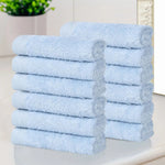 Superior Rayon from Bamboo Eco-Friendly Face Towel Washcloth Set of 12
