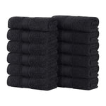 Oregon Organic Cotton Solid Face Towel Set 12 Piece