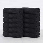 Oregon Organic Cotton Solid Face Towel Set 12 Piece