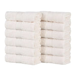 Oregon Organic Cotton Solid Face Towel Set 12 Piece